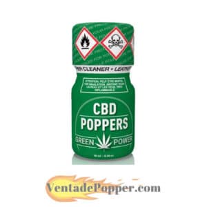 cbd popper bote verde con el logo de venta de popper